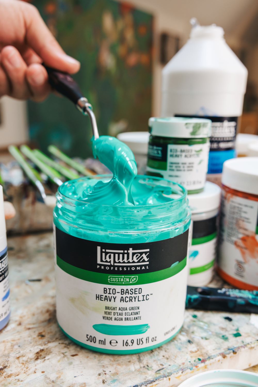 Bio-Based Heavy Acrylics – Liquitex