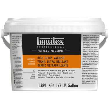 LQX ACRYLIC MEDIUMS 1.89L HIGH GLOSS VARNISH 887452061977