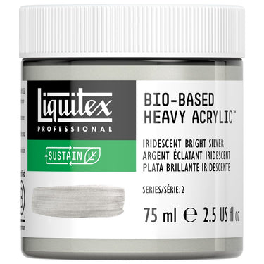 LQX BIO-BASED HEAVY ACRYLIC 75ML IRIDESCENT BRIGHT SILVER 887452060284