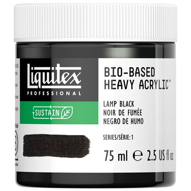 LQX BIO-BASED HEAVY ACRYLIC 75ML LAMP BLACK 887452060291