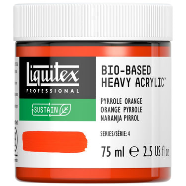 LQX BIO-BASED HEAVY ACRYLIC 75ML PYRROLE ORANGE 887452060413