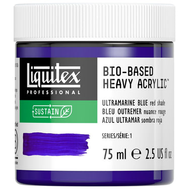 LQX BIO-BASED HEAVY ACRYLIC 75ML ULTRAMARINE BLUE RED SHADE 887452060482