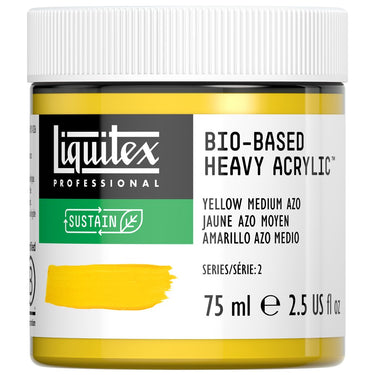 LQX BIO-BASED HEAVY ACRYLIC 75ML YELLOW MEDIUM AZO 887452060512