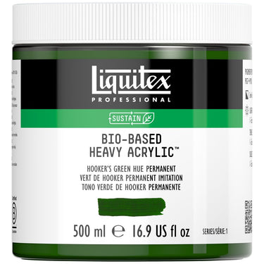 LQX BIO-BASED HEAVY ACRYLIC 500ML HOOKERS GREEN HUE PERMANENT 887452060710