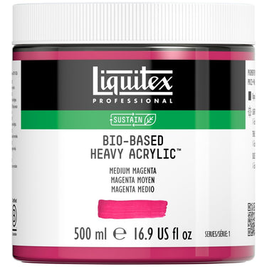 LQX BIO-BASED HEAVY ACRYLIC 500ML MEDIUM MAGENTA 887452060796