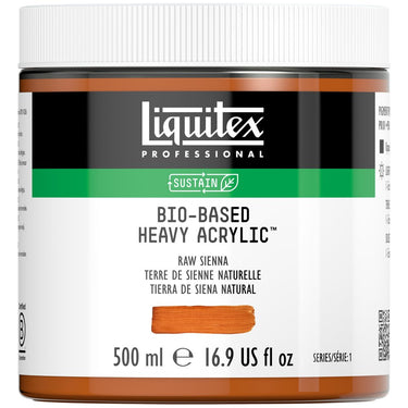 LQX BIO-BASED HEAVY ACRYLIC 500ML RAW SIENNA 887452060888