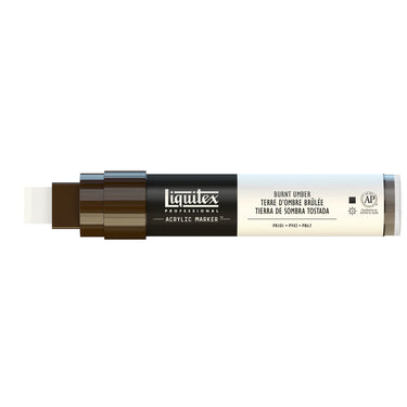 LQX ACRYLIC MARKER 15MM CAP OFF 128 BURNT UMBER 887452000419