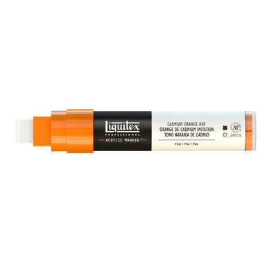 LQX ACRYLIC MARKER 15MM CAP OFF 720 CADMIUM ORANGE HUE 887452000112