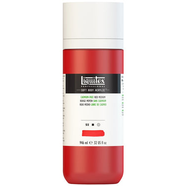 LQX SOFT BODY ACRYLIC 946ML 894 CADMIUM-FREE RED MEDIUM 887452998921