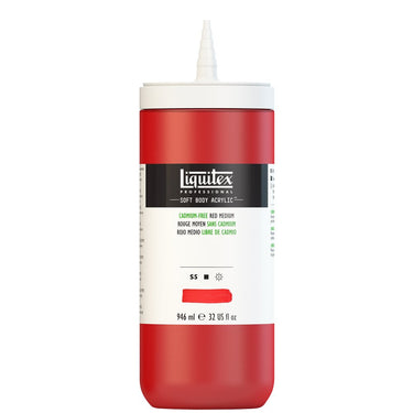 LQX SOFT BODY ACRYLIC 946ML 894 CAP OFF CADMIUM-FREE RED MEDIUM 887452998921