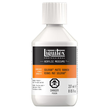 LQX ACRYLIC MEDIUMS 237ML SOLUVAR MATTE VARNISH CAN 094376977417