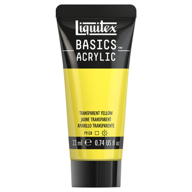 LQX BASICS ACRYLIC 22ML 045 TRANSPARENT YELLOW 887452030799