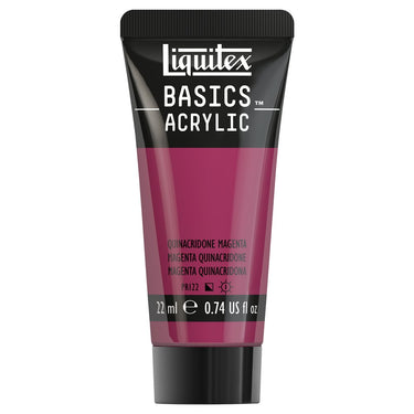 LQX BASICS ACRYLIC 22ML 114 QUINACRIDONE MAGENTA 094376975451