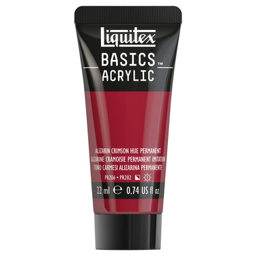 LQX BASICS ACRYLIC 22ML 116 ALIZARIN CRIMSON HUE PERMANENT 094376975062