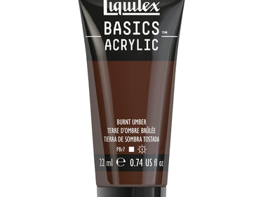 LQX BASICS ACRYLIC 22ML 128 BURNT UMBER 094376975130