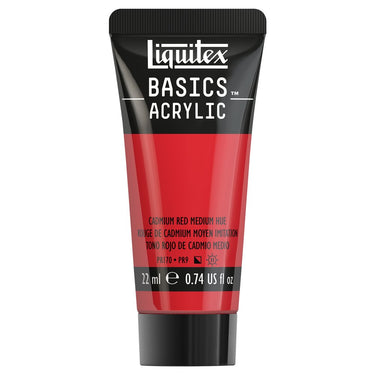 LQX BASICS ACRYLIC 22ML 151 CADMIUM RED MEDIUM HUE 094376975178