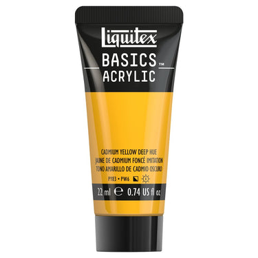 LQX BASICS ACRYLIC 22ML 163 CADMIUM YELLOW DEEP HUE 094376975185