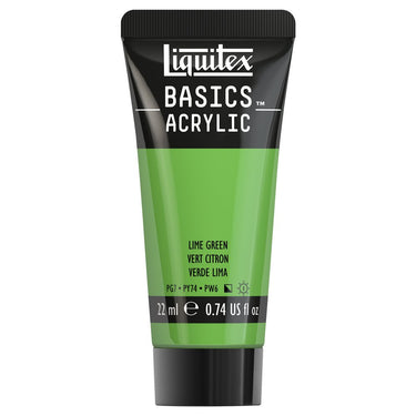 LQX BASICS ACRYLIC 22ML 222 LIME GREEN 887452030805