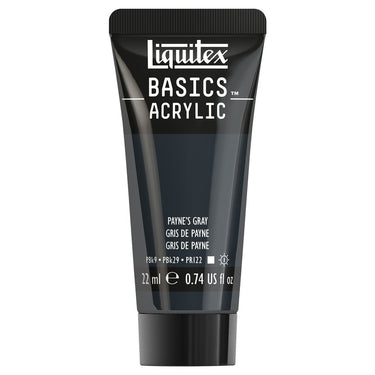 LQX BASICS ACRYLIC 22ML 310 PAYNES GRAY 887452030843