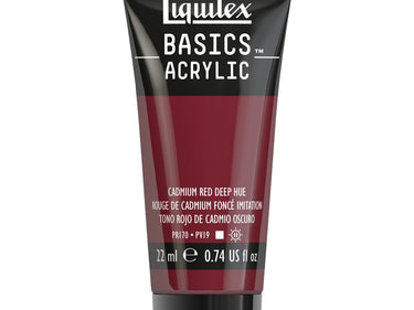 LQX BASICS ACRYLIC 22ML 311 CADMIUM RED DEEP HUE 094376975154