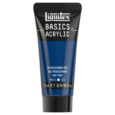 LQX BASICS ACRYLIC 22ML 316 PHTHALOCYANINE BLUE 094376975390