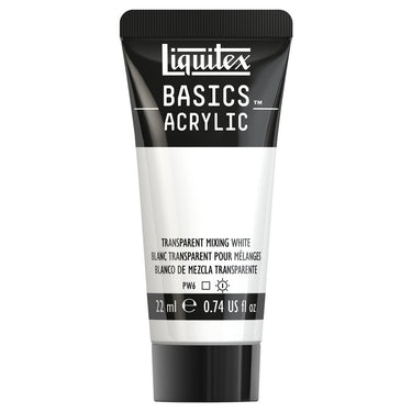 LQX BASICS ACRYLIC 22ML 430 TRANSPARENT MIXING WHITE 887452030768