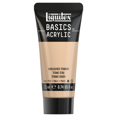 LQX BASICS ACRYLIC 22ML 434 UNBLEACHED TITANIUM 094376975529