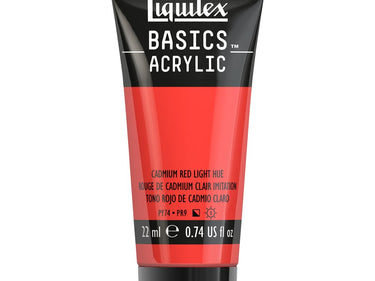 LQX BASICS ACRYLIC 22ML 510 CADMIUM RED LIGHT HUE 094376975161