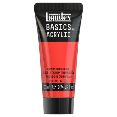 LQX BASICS ACRYLIC 22ML 510 CADMIUM RED LIGHT HUE 094376975161