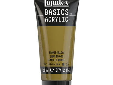 LQX BASICS ACRYLIC 22ML 530 BRONZE YELLOW 094376975116