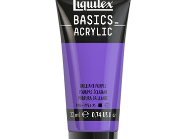 LQX BASICS ACRYLIC 22ML 590 BRILLIANT PURPLE 094376975086