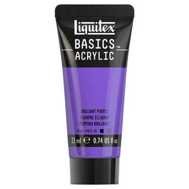 LQX BASICS ACRYLIC 22ML 590 BRILLIANT PURPLE 094376975086