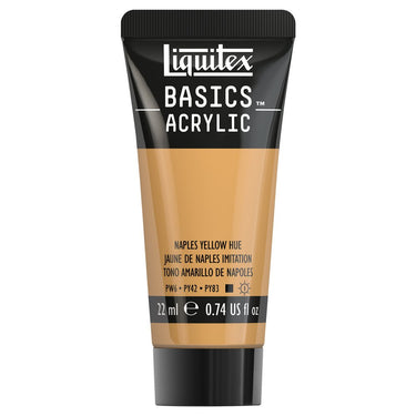 LQX BASICS ACRYLIC 22ML 601 NAPLES YELLOW HUE 094376975376