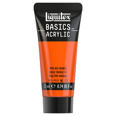 LQX BASICS ACRYLIC 22ML 620 VIVID RED ORANGE 887452030942