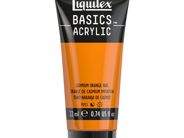 LQX BASICS ACRYLIC 22ML 720 CADMIUM ORANGE HUE 094376975147