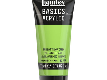 LQX BASICS ACRYLIC 22ML 840 BRILLIANT YELLOW GREEN 094376975093