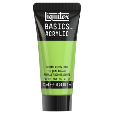 LQX BASICS ACRYLIC 22ML 840 BRILLIANT YELLOW GREEN 094376975093