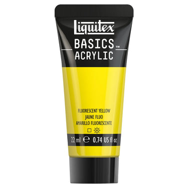 LQX BASICS ACRYLIC 22ML 981 FLUORESCENT YELLOW 887452030904