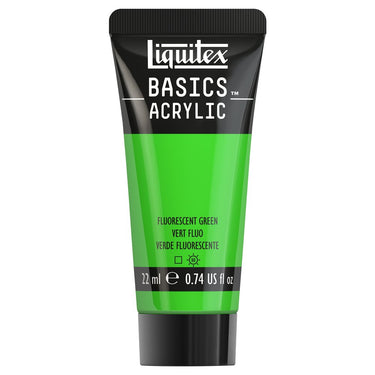 LQX BASICS ACRYLIC 22ML 985 FLUORESCENT GREEN 887452030867