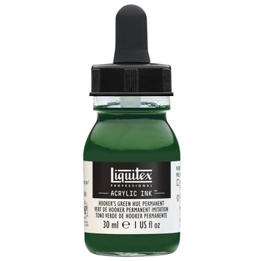 Professional Acrylic Ink - Hooker’s Green Deep Hue Permanent